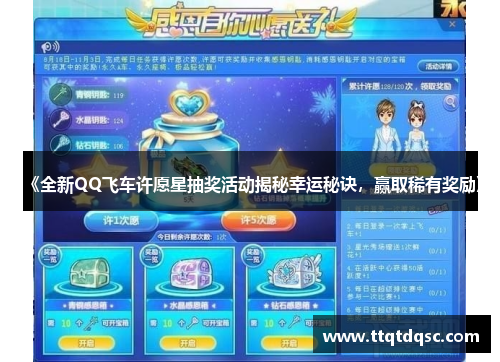 《全新QQ飞车许愿星抽奖活动揭秘幸运秘诀，赢取稀有奖励》